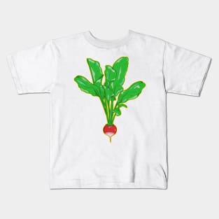 Vector Radish Kids T-Shirt